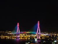 釜山港大橋のイルミネーション
