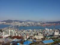 影島・ヘドジ展望台から釜山港を見下ろして